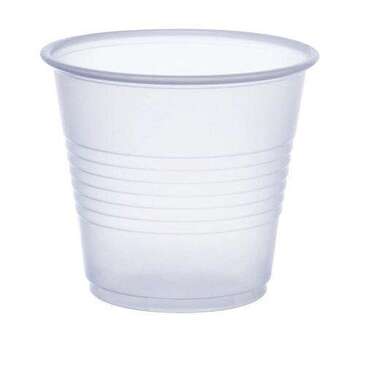 DART SOLO CONTAINER Cold Cup, 3.5 Oz, Translucent, Polystyrene, (2,500/Case) Dart Y35