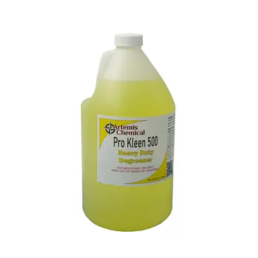 Degreaser, 1 Gallon, Yellow, Heavy Duty, Pro Kleen 500, Artemis Chemicals PROKLEEN500