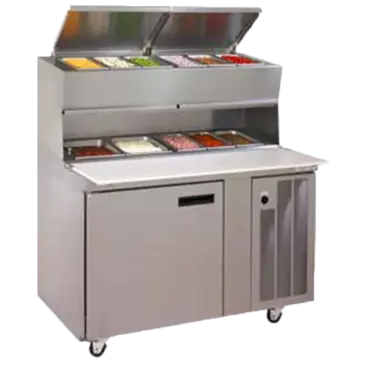 Delfield 18648PDLP Refrigerated Counter, Pizza Prep Table