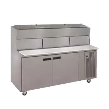 Delfield 18672PDLP Refrigerated Counter, Pizza Prep Table