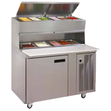 Delfield 18672PDLP Refrigerated Counter, Pizza Prep Table