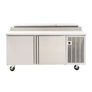 Delfield 18672PTLP Refrigerated Counter, Pizza Prep Table