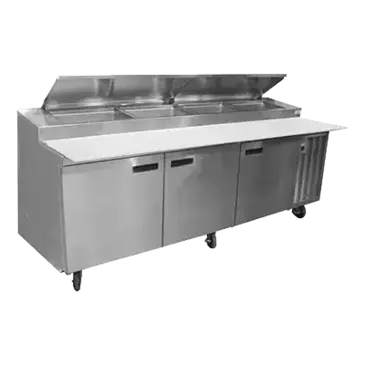 Delfield 18672PTLP Refrigerated Counter, Pizza Prep Table