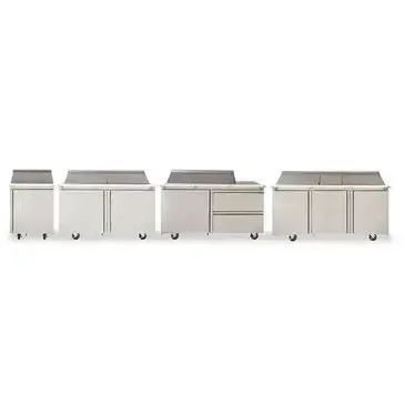 Delfield 4427NP-9M Refrigerated Counter, Mega Top Sandwich / Salad Un