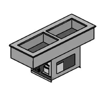 Delfield 8169-EFNP Cold Food Well Unit, Drop-In, Refrigerated