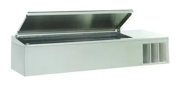 Delfield CTP 8146-NBP Refrigerated Countertop Pan Rail