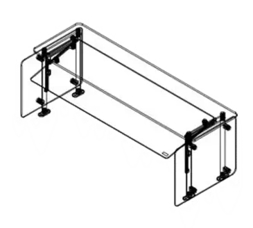 Delfield DCFSFS Sneeze Guard, Stationary