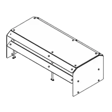 Delfield DCFSHD Sneeze Guard, Stationary