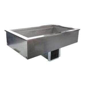 Delfield Refrigerated Cold Pan, 26", Silver, Stainless Steel, Drop-In, Mechanically Cooled, Delfield N8118B
