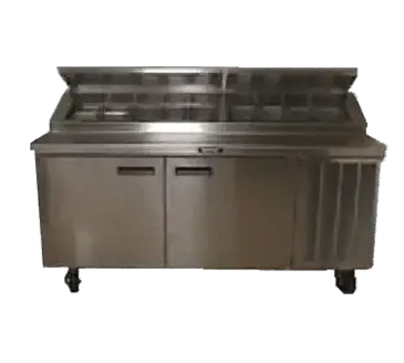 Delfield F18DC68P Refrigerated Counter, Pizza Prep Table