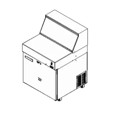 Delfield F18SC32-FSP Refrigerated Counter, Sandwich / Salad Unit