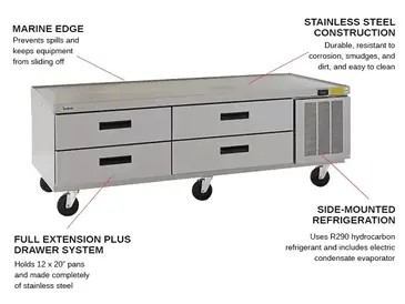 Delfield F2960CP Equipment Stand, Refrigerated Base