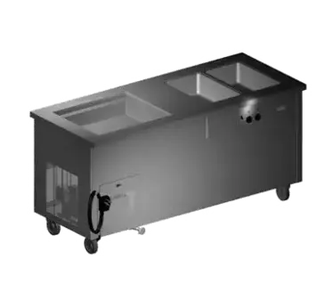 Delfield SH2CR-74-BP Serving Counter, Hot & Cold