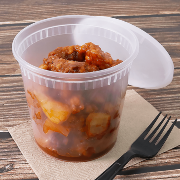 Karat Deli Container, 24 oz, Clear, Polypropylene, With Lid, (240/Case), Karat FP- IMDC24-PP