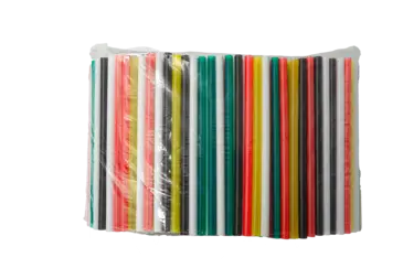 Drink Straws Giant 6" Assorted solid colors (pink, blue, green & yellow), (Sold Per Case 3000 straws) DIAMOND STRAWS, INC. 6BPSC