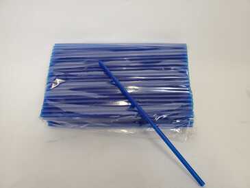 DIAMOND STRAWS, INC. Giant Straws, 10-1/4", Royal Blue, Plastic, Unwrapped, (150/Box) Diamond 565BL