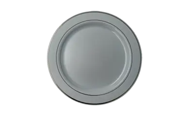 TOV LEV ENTERPRISES Dinner Plate, 10.25?, Silver, (12/Pack), Tov Lev TLC18-P