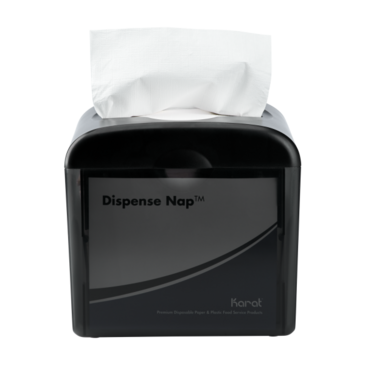 Dispenser Napkins, 12.5 x 1, White, 1 PLY, (24/250 PK/CASE), Lollicup KN-F86-2W
