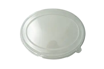 Dome Lid, 10"x7.5", White, PETE, (250/Case) Fineline Setting 42OBL32