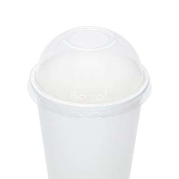Dome Lid, 12-22 oz, Clear, Plastic, (1000/Case), Karat C-KCDL90