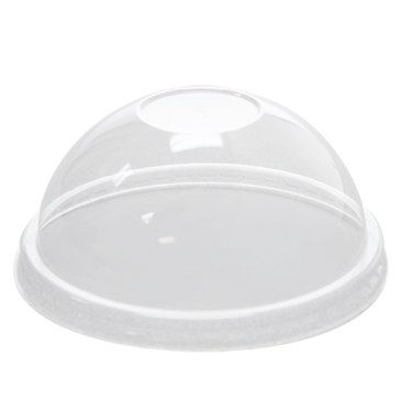 LOLLICUP Dome Lid, 12 oz, Clear, Plastic, (1000/Case), Karat C-KDL106-PET