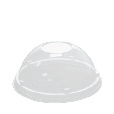 LOLLICUP Dome Lid, 5 oz, Clear, Plastic, No Hole, (1000/Case), Karat C-KDL87-PET