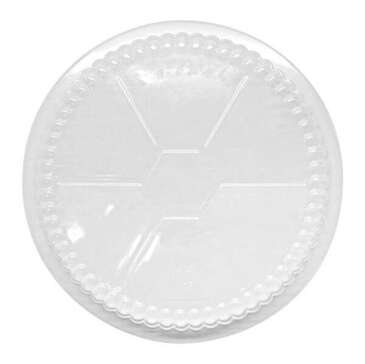 Dome Lid, 7", Clear, Polystyrene, Round, (500/Case) Karat AF-KDL07