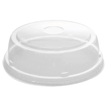 LOLLICUP Dome Lid, Fits 24-32 Oz Food Container, Translucent, PET Plastic, (600/Case), Karat C-KDL142-PET