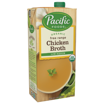 DOT FOODS, INC. Chicken Broth, 32 oz, Low Sodium, Pacific Foods 621293