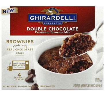 DOT FOODS, INC. Double Chocolate Chip Mug Mix, 9.2 oz, Ghirardelli 679648