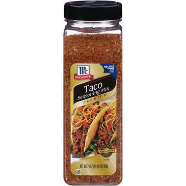DOT FOODS, INC. Taco Seasoning, 24 Oz, McCormick, 932375