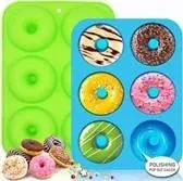 Ardous Trading Ardous Trading Doughnut mold; Silicone; L 10 in.; W 7 in.; Makes 6; 3/PK