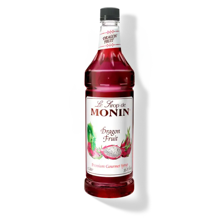 HOUSTONS / LIBBEY Dragon Fruit Syrup, 33.8 Oz, (4/Case), Monin M-FR298F