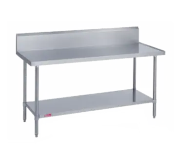 Duke 314-30132-10R Work Table, 121" - 132", Stainless Steel Top