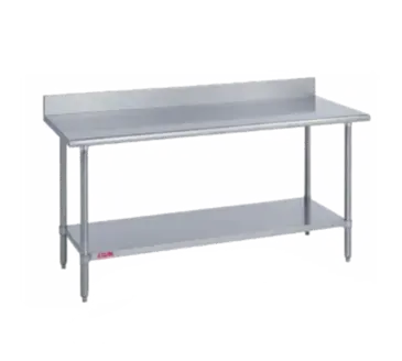 Duke 314S-2460-5R Work Table,  54" - 62", Stainless Steel Top