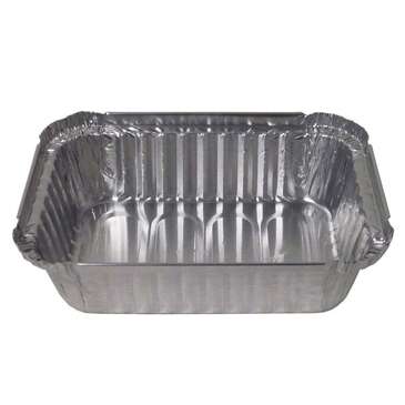 DURABLE PACKAGING INTER. Closeable Containers, 1.5-LBS, Aluminum Foil, Deep Oblong, (500/Case) Durable Packaging 245-30-500