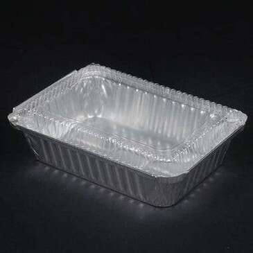 DURABLE PACKAGING INTER. Dome Lid, 2-1/4 LB Oblong, For Foil Container, Plastic, (500/Case) Durable Packaging P250-500