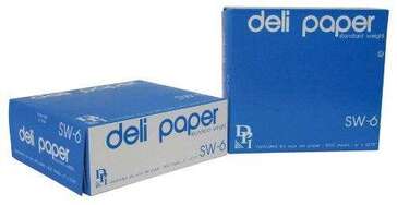 DURABLE PACKAGING INTER. Deli Wrap, 6" x 10-3/4", White, Paper, (6,000/Case) Durable Packaging SW-6