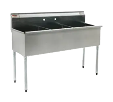 Eagle Group 1836-3-16/3 Sink, (3) Three Compartment