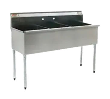 Eagle Group 1836-3-16/4 Sink, (3) Three Compartment