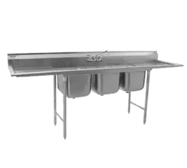 Eagle Group 314-16-3-X Sink, (3) Three Compartment