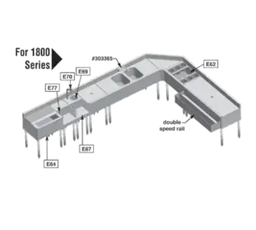 Eagle Group 326636-1800 Work Table Cutting Board