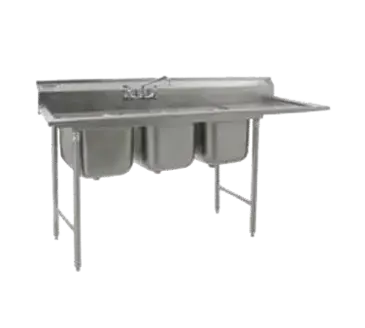 Eagle Group 414-18-3-18R-X Sink, (3) Three Compartment