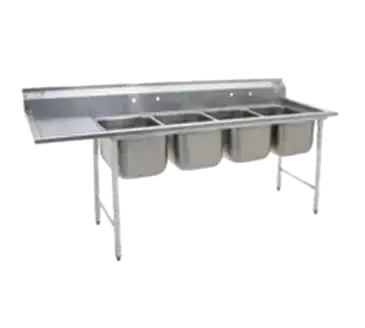 Eagle Group 414-18-4-24R Sink, (4) Four Compartment