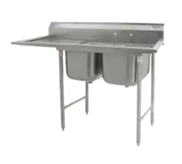 Eagle Group 414-22-2-24L Sink, (2) Two Compartment