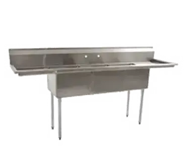 Eagle Group BPS-1854-3-18L-FE Sink, (3) Three Compartment