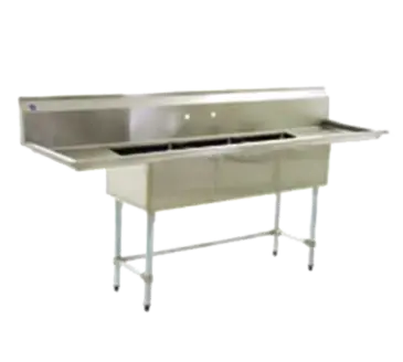 Eagle Group BPS-2436-2-24-FC Sink, (2) Two Compartment