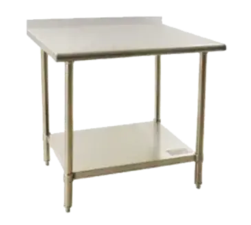 Eagle Group BPT-2436FL Work Table,  36" - 38", Stainless Steel Top