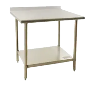 Eagle Group BPT-2460FL Work Table,  54" - 62", Stainless Steel Top