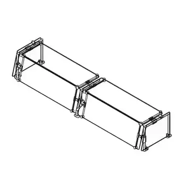 Eagle Group DCS6-CF-GT Sneeze Guard, Stationary